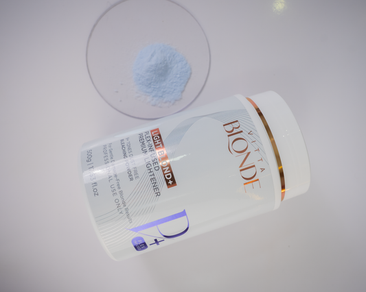 LIGHT BLONDE BLEACHING POWDER Y PEROXIDO KIT 2 PIEZAS