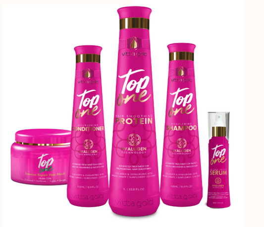 KIT 5 PIEZAS TOP ONE CON PROTEINA 33.8OZ