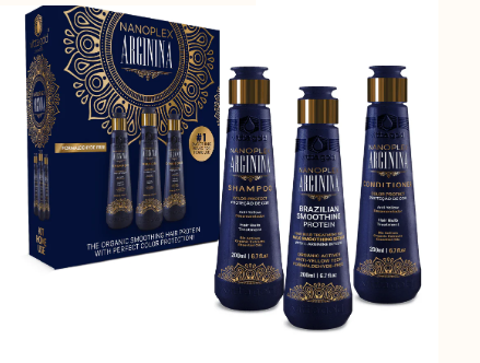 Set de introducción para alisar el cabello con nanoplex arginina 200 ml