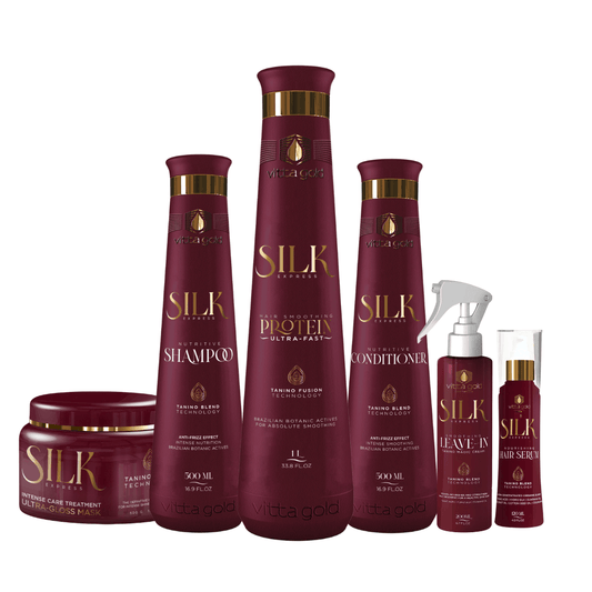 SILK EXPRESS TANINOPLASTA KIT 6 PIEZAS CON PROTEINA 33.8  OZ