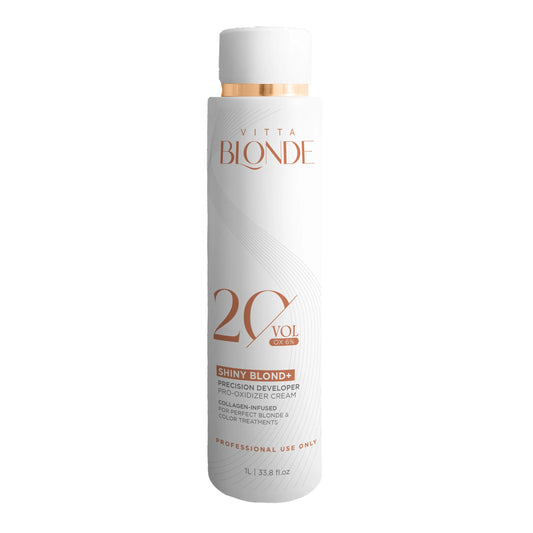 Shiny blonde pro-oxider cream