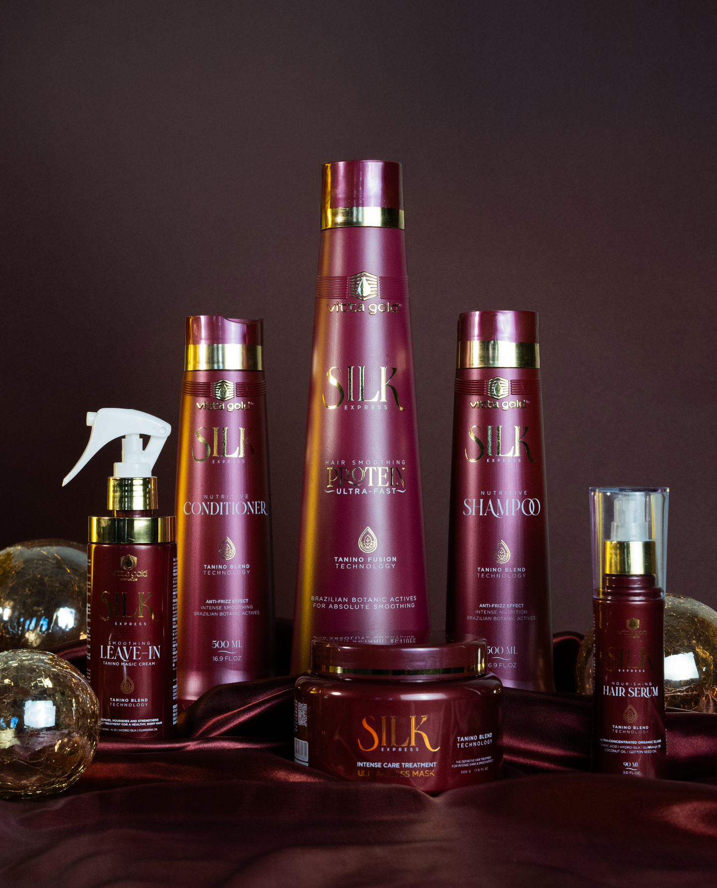 Kit 6 piezas Silk Express Taninoplastia PROTEINA 16 oz
