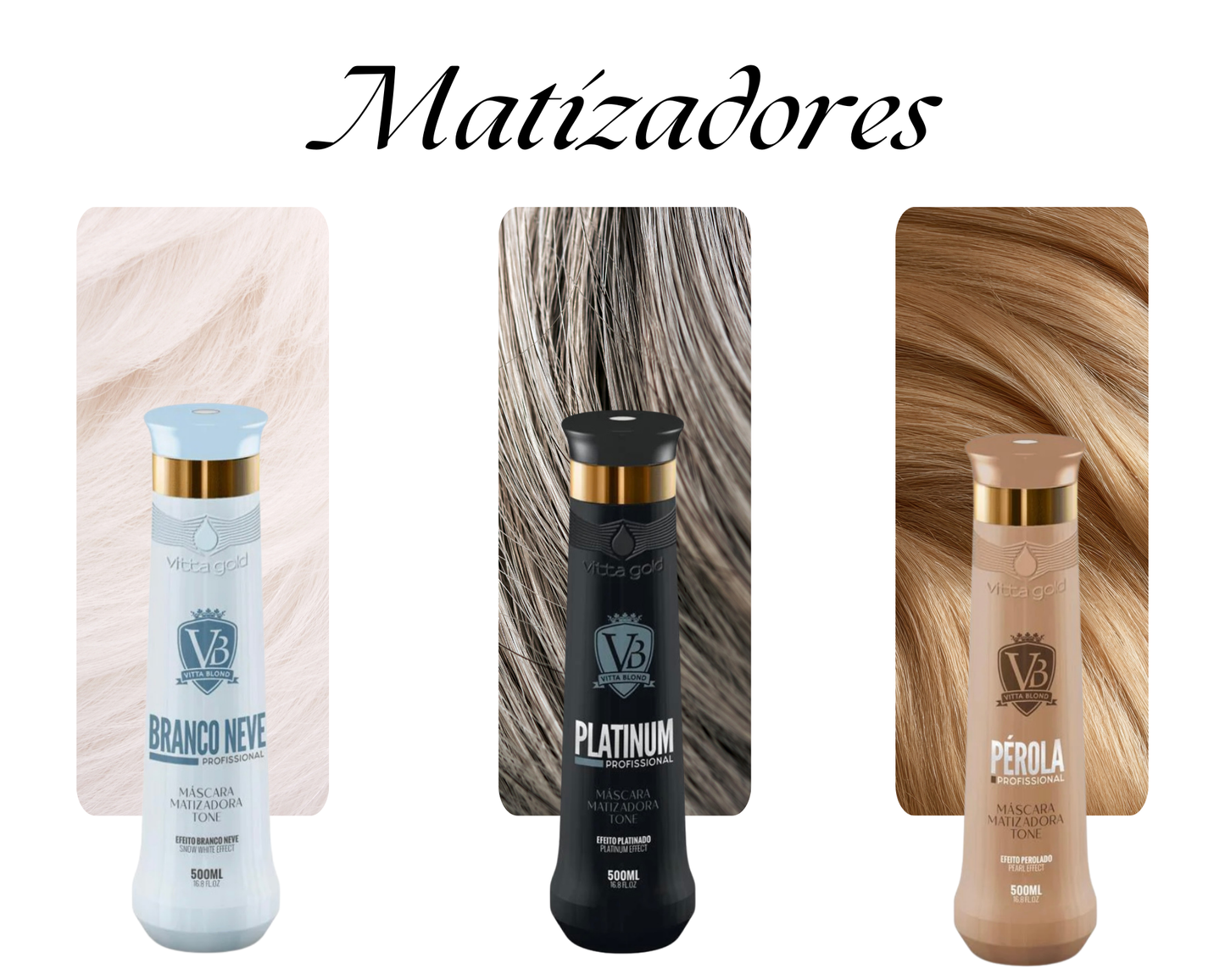 Matizadores profesionales para tonos amarillentos